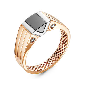 дф040015 Кольцо Au 585