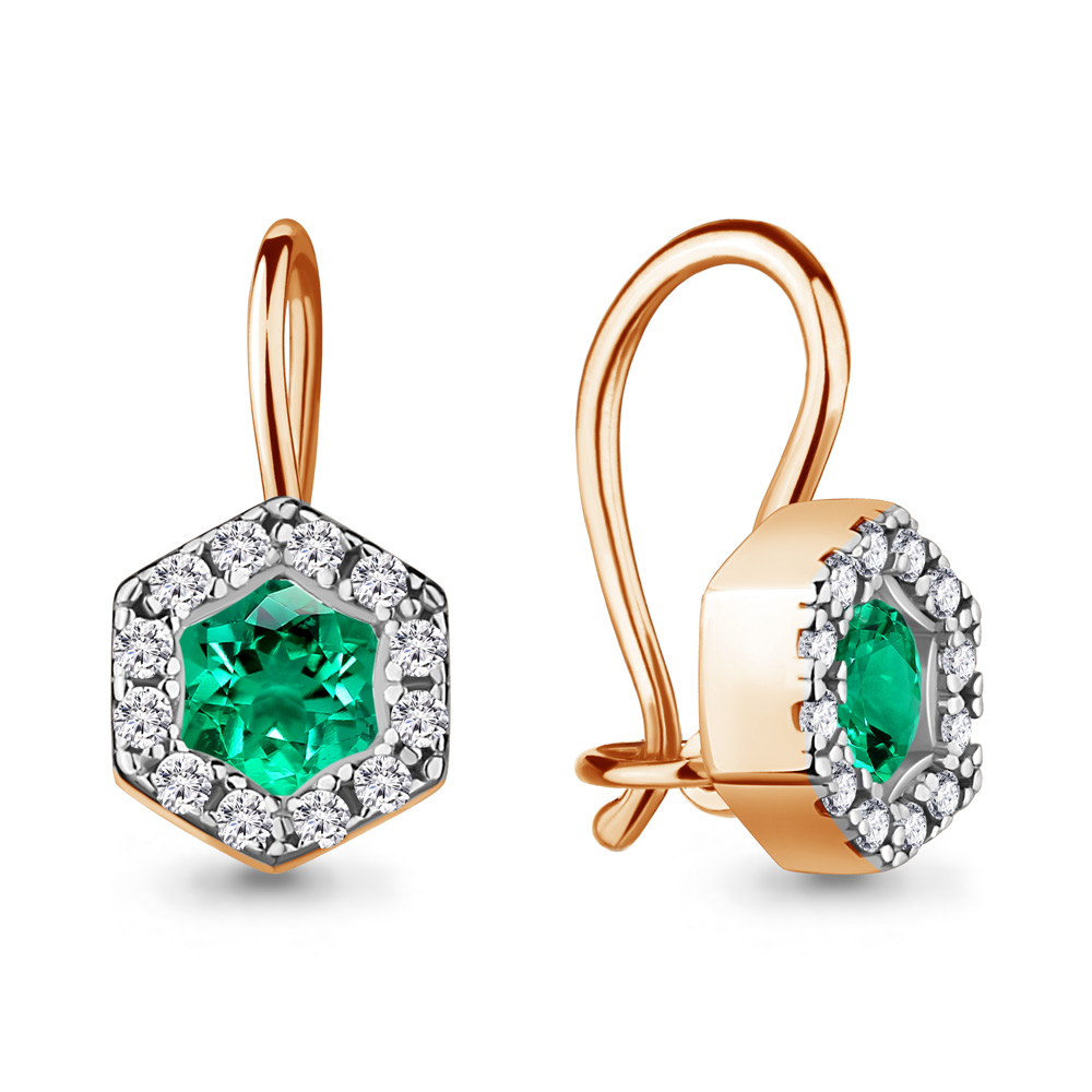 48775АГ.1 Серьги (Au 585)