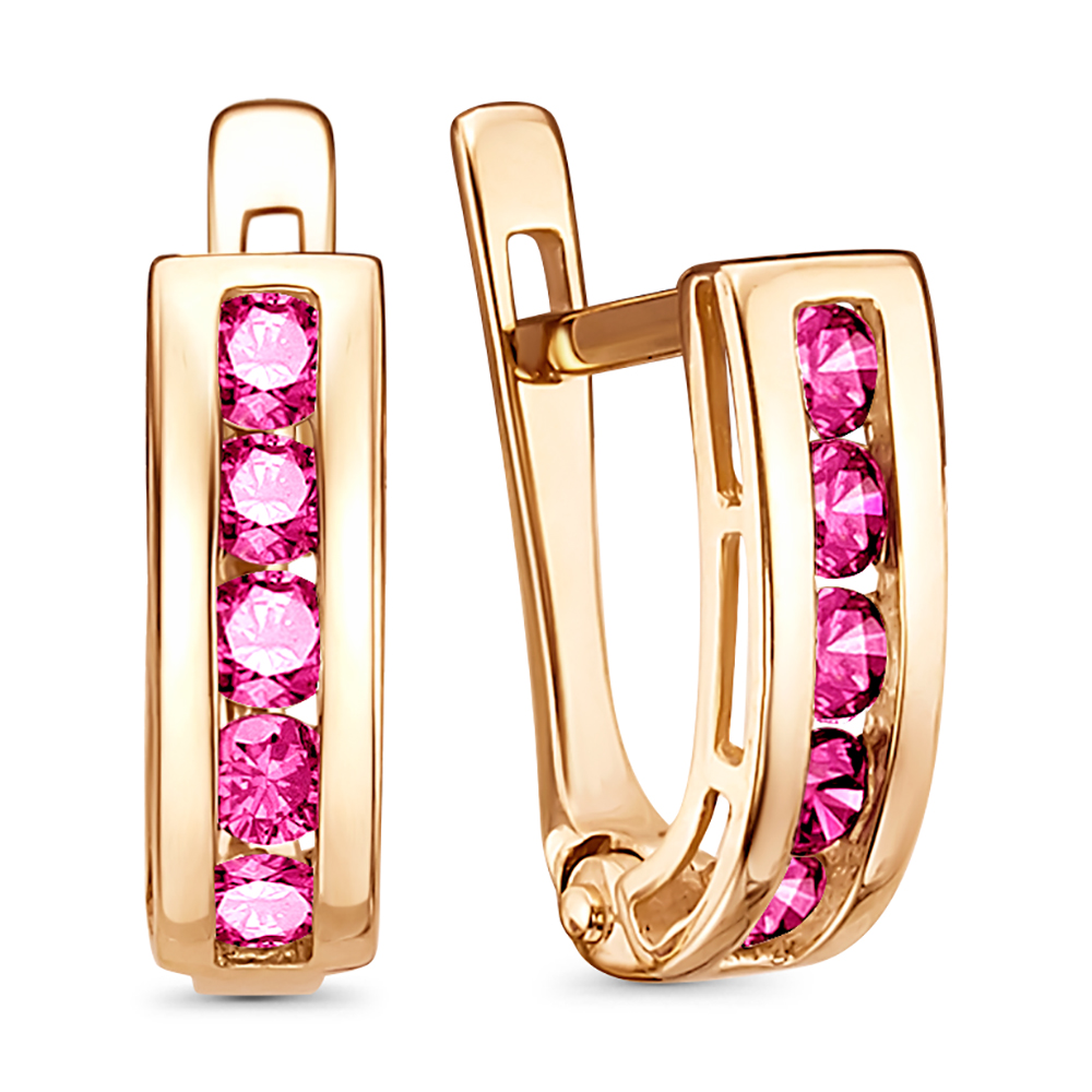 121159-2 Серьги (Au 585)