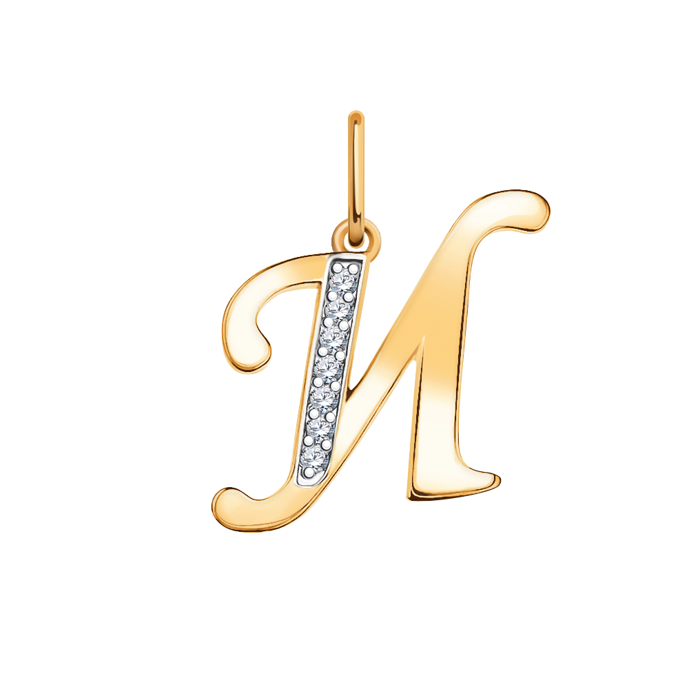 5729 "И" Подвеска (Au 585)