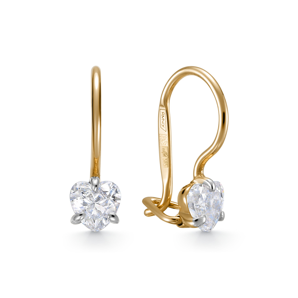 02-3779 Серьги (Au 585)